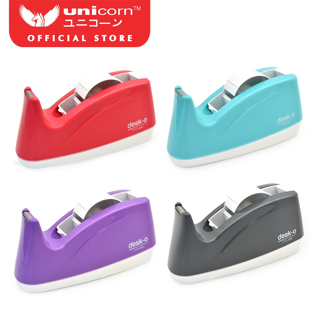 Unicorn Stationery Desk-O Large & Heavy Dual Core Tape Dispenser UTD ...