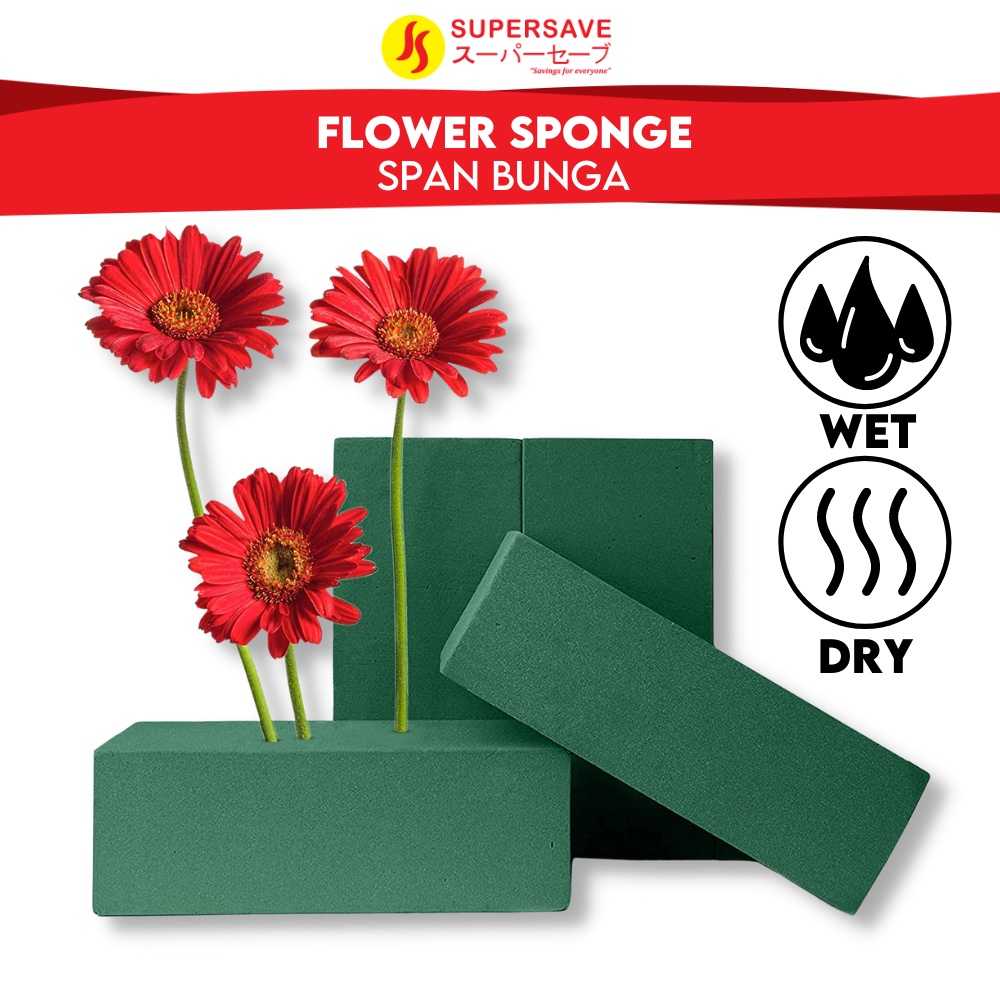 Wet Dry Foam Sponge Flower Brick Fresh Flower Florist Styrofoam