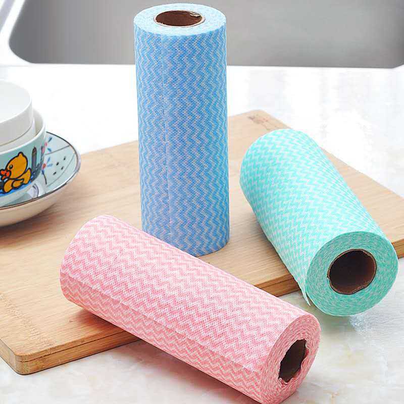 Disposable non woven kitchen paper towel roll Shopee Malaysia