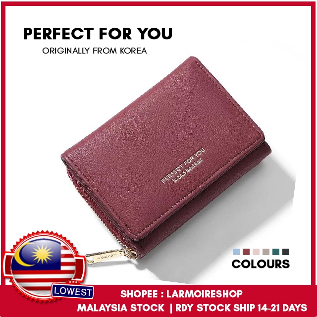 🇰🇷🇰🇷 Ready Stock Korean Perfect For You Women Fold Purse & Wallet ...