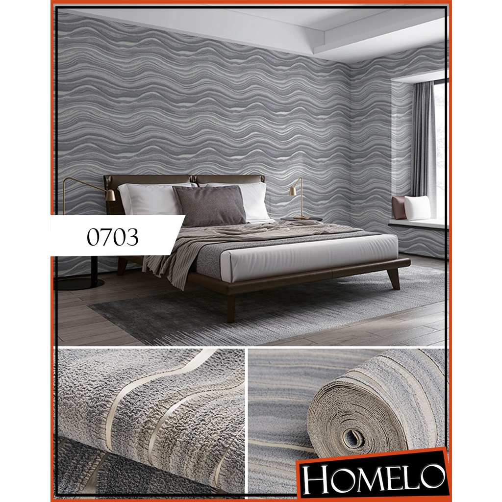 Picture Idea: Homelo 3D Non Woven Ripple Style Suede Wall Sticker Glue