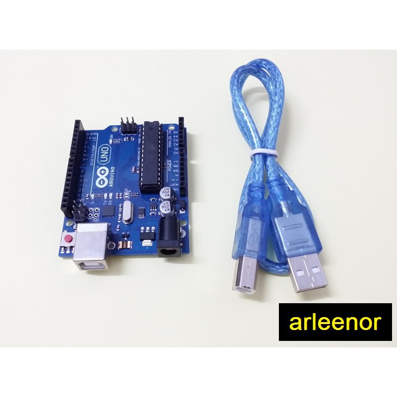 Arduino Uno R3 Dip Atmega328p Atmega16u2 Shopee Malaysia 8938