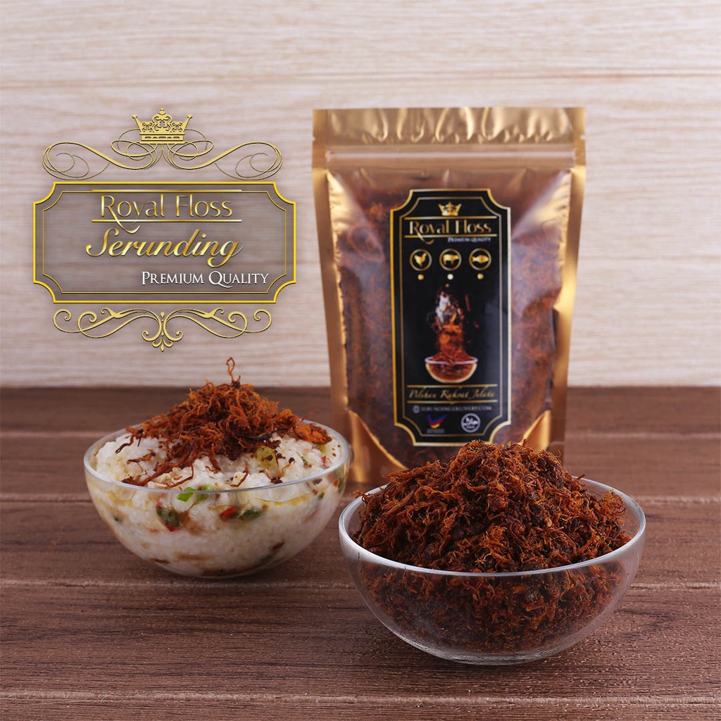 [HALAL] Royal Floss Serunding (Daging Ayam Ikan) 200gm/500gm | Shopee ...