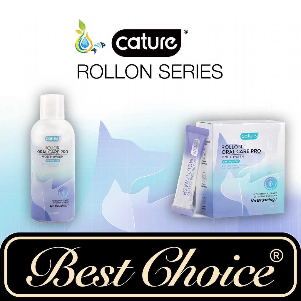 Cature Rollon Oral Care Pro Mouthwash For Dog & Cat 5ml X 30Packs