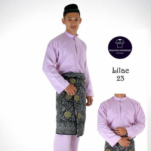 Baju Melayu Tradisi Lilac Purple Shopee Malaysia