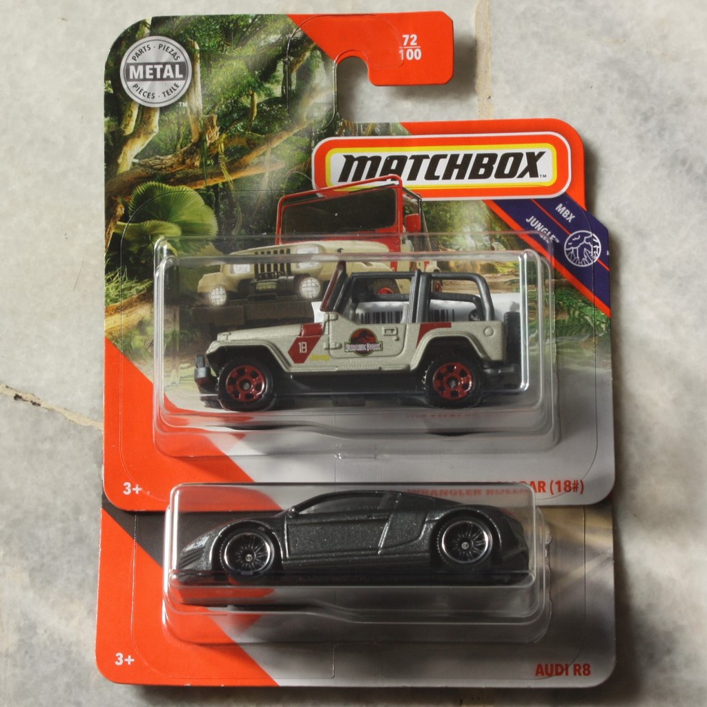 Matchbox Audi R8 & Matchbox Jeep Wrangler Rollbar 