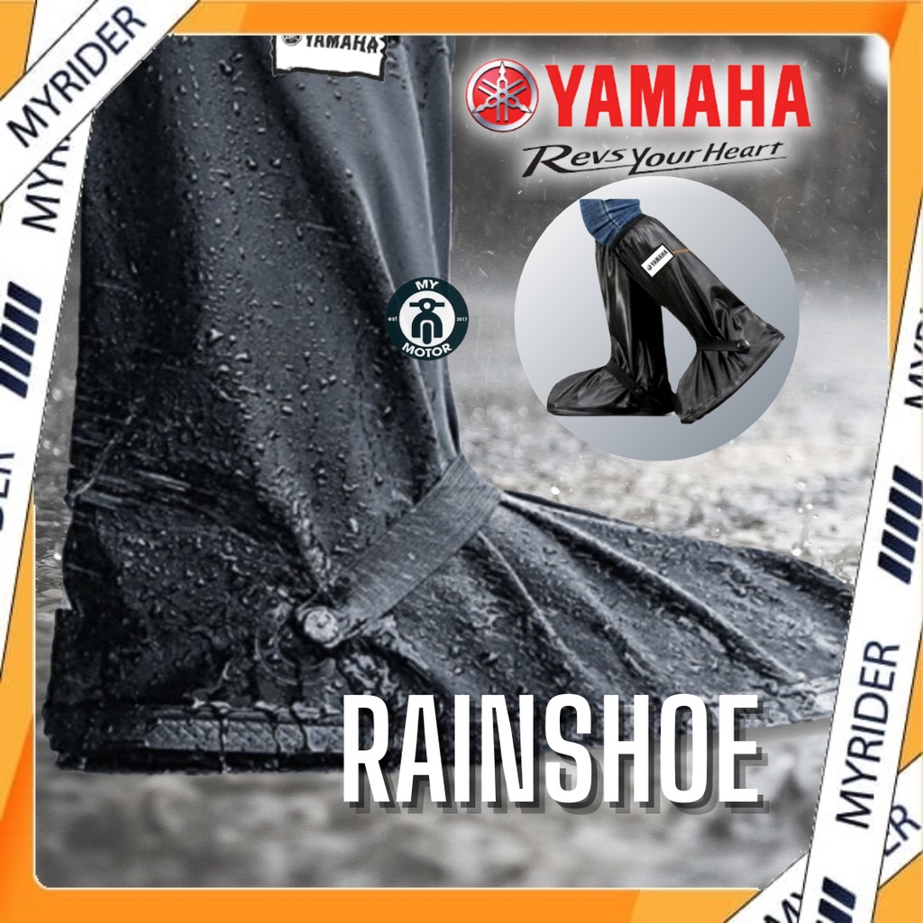 Myrider Yamaha Rain Shoe Cover Limited Edition Motorcycle Sarung Kasut Hujan Boot Rainshoe