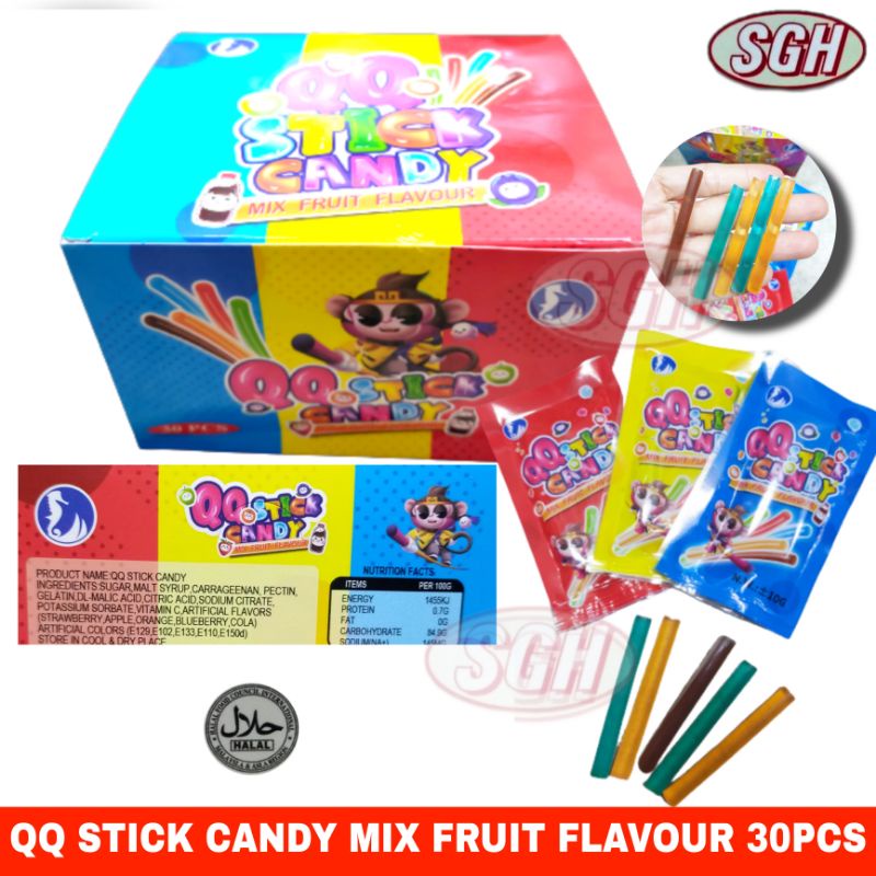 QQ STICK Candy Mix Flavour 30pcs | Shopee Malaysia