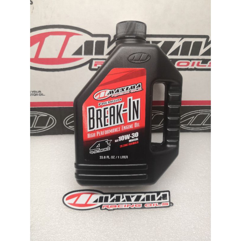 MAXIMA RACING OIL BREAK IN 10W30 1LITER Shopee Malaysia