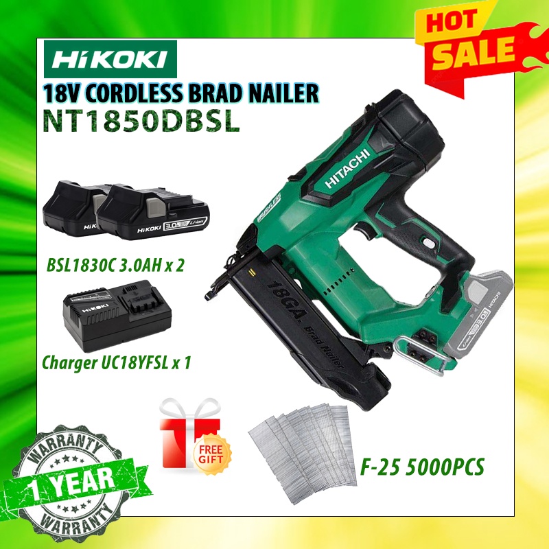 Hitachi 18v cordless brad nailer new arrivals