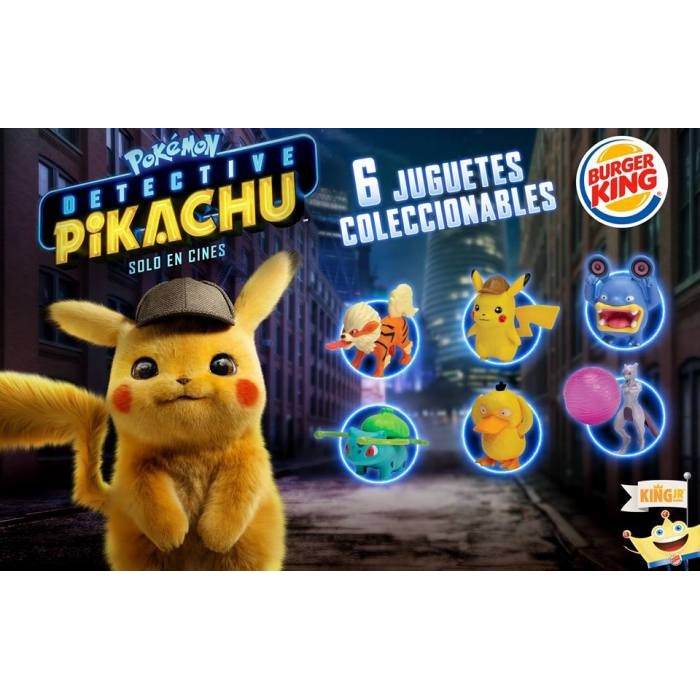 Pokemon Detective Pikachu Burger King Toys Kids Meals Pokemon Toys