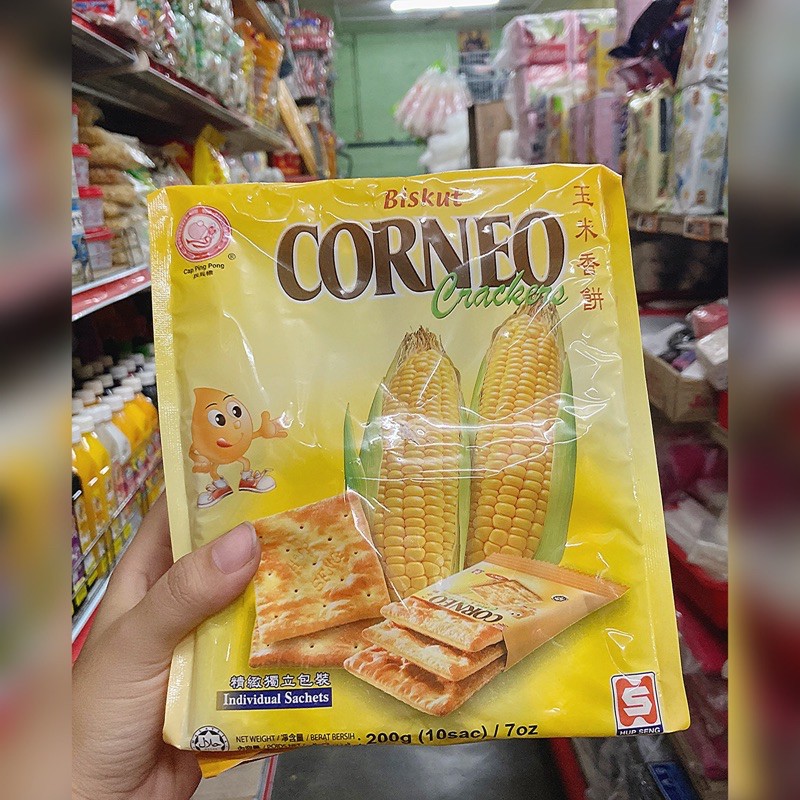 Hup Seng Corneo Crackersbiskut Jagung 200g10pcs Shopee Malaysia 8556