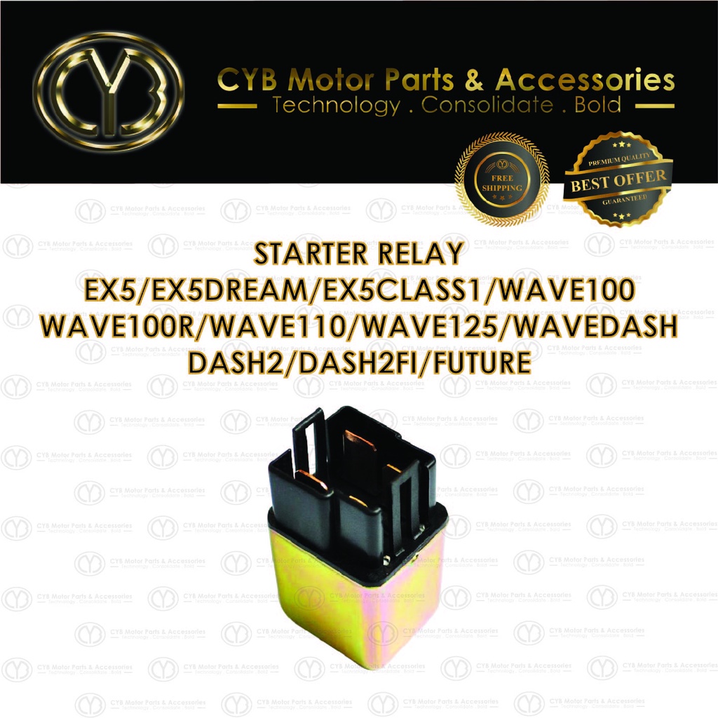 Starter Relay EX5 EX5DREAM EX5CLASS1 WAVE100 WAVE100R WAVE110 WAVE125