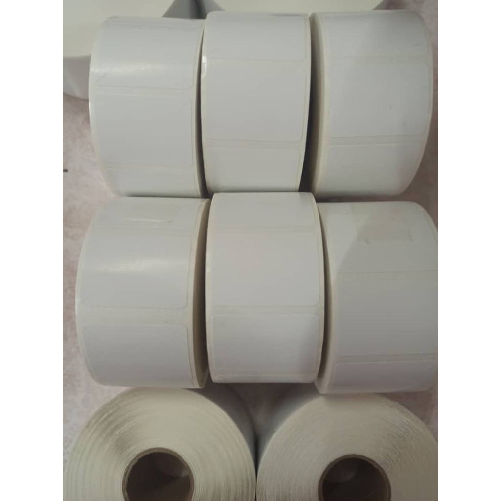 Barcode Label/Barcode Sticker 35mm x 25mm (1000pcs/roll) | Shopee Malaysia