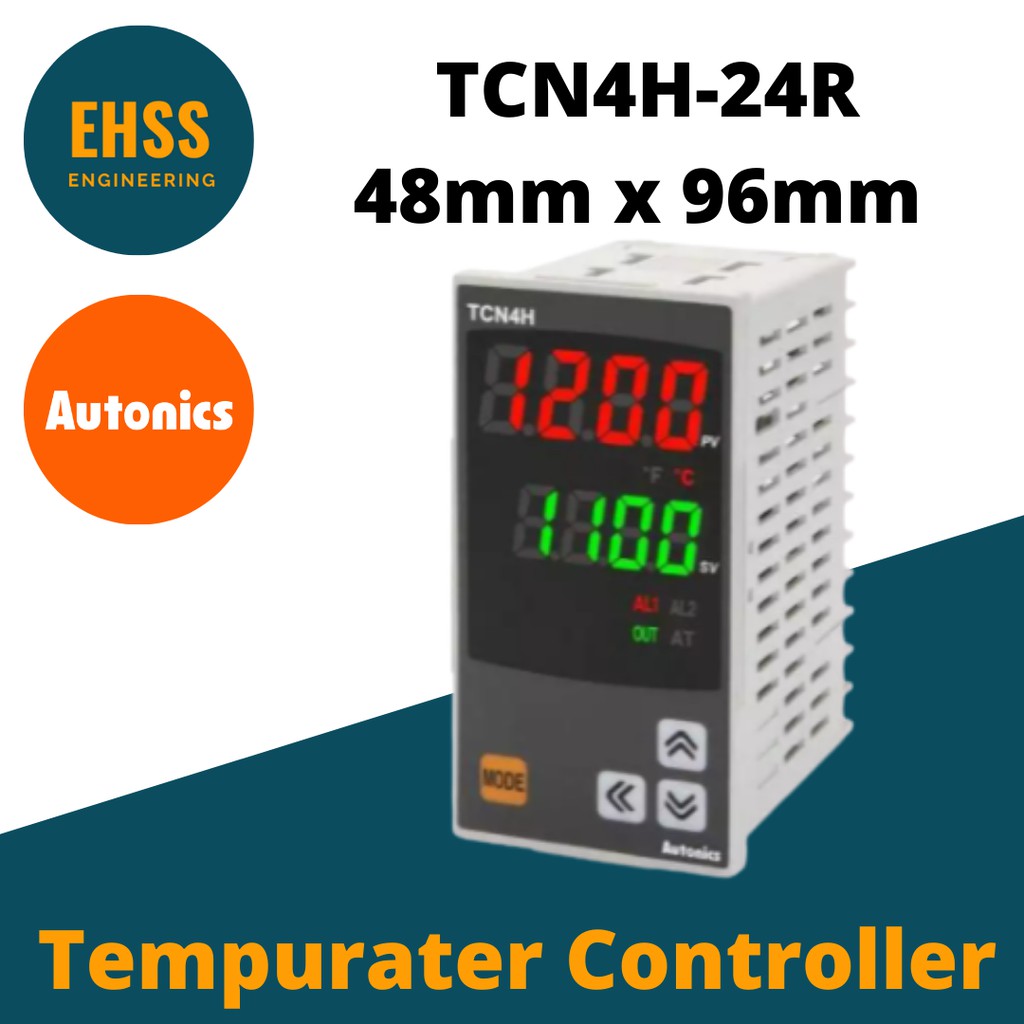 AUTONICS TEMPERATURE CONTROLLER TCN4H24R 48MM X 96MM MULTI SENSOR INPUT RELAY & SSR OUTPUT 110