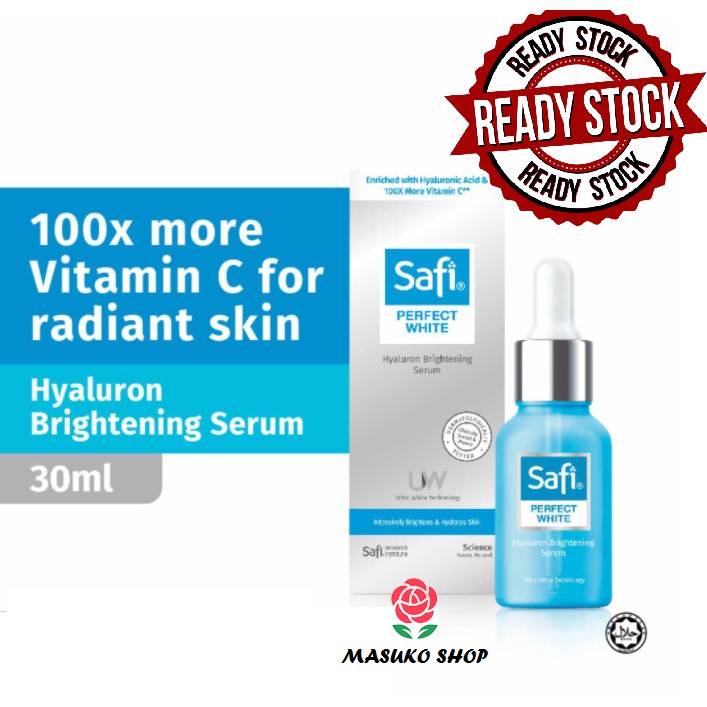 Safi Perfect White Hyaluron Brightening Serum (30ml) | Shopee Malaysia