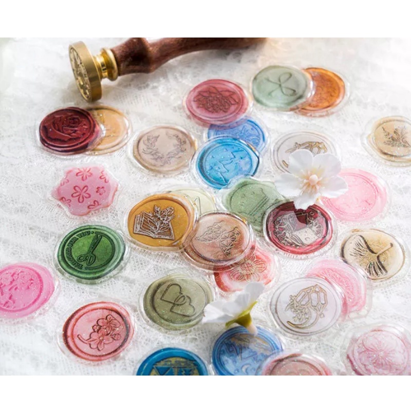 [Ready Stock] A Beautiful Day SpecialShaped Stickers Fire Paint Epoxy