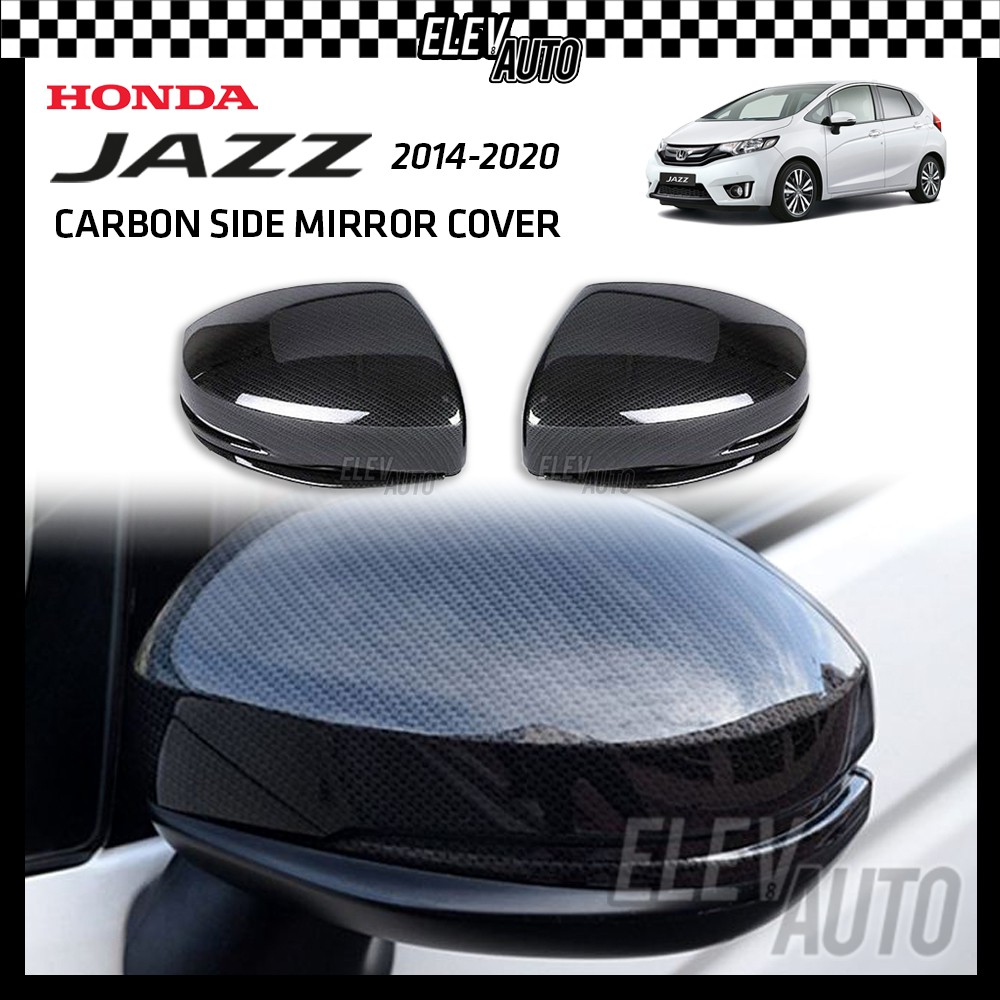 Honda Jazz GK5 2014 2021 Carbon Fiber Side Mirror Cover Trim