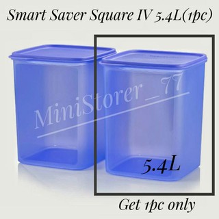 Tupperware Smart Storer Square Container 2.5l 2pc