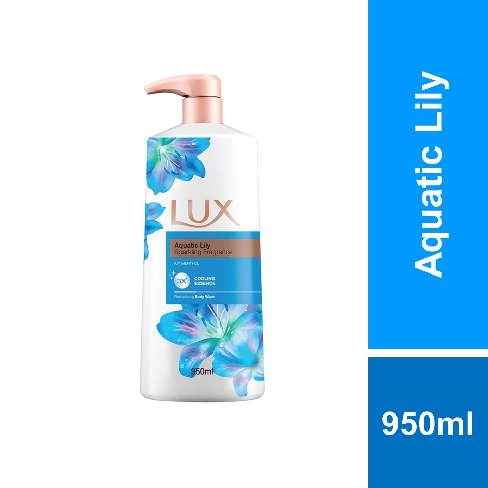 Lux Shower Gel Aqua Lily 950ml Shopee Malaysia