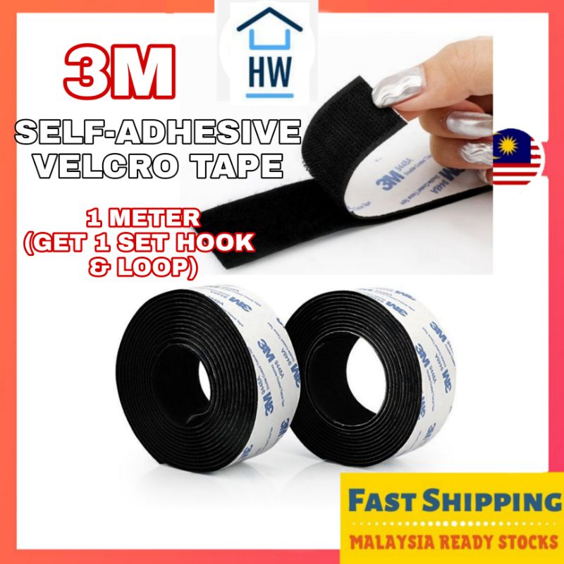 3M Velcro Strong Self Adhesive tape velcro tape 16mm Set