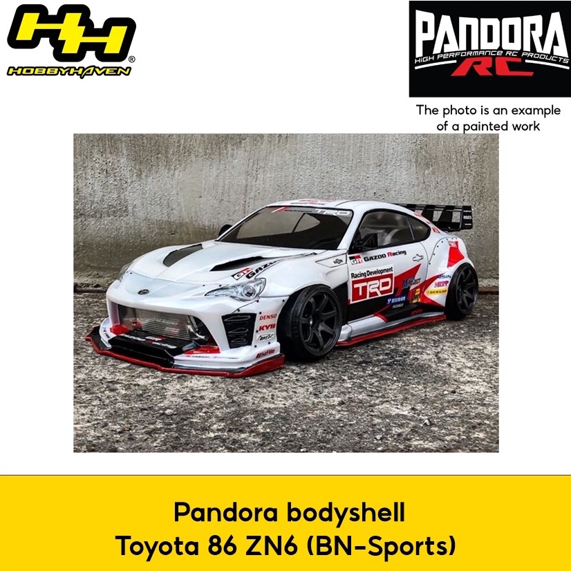 Hobby Haven Pandora bodyshell Toyota 86 ZN6 for remote control car (BN- Sports) [PAB-3199] | Shopee Malaysia