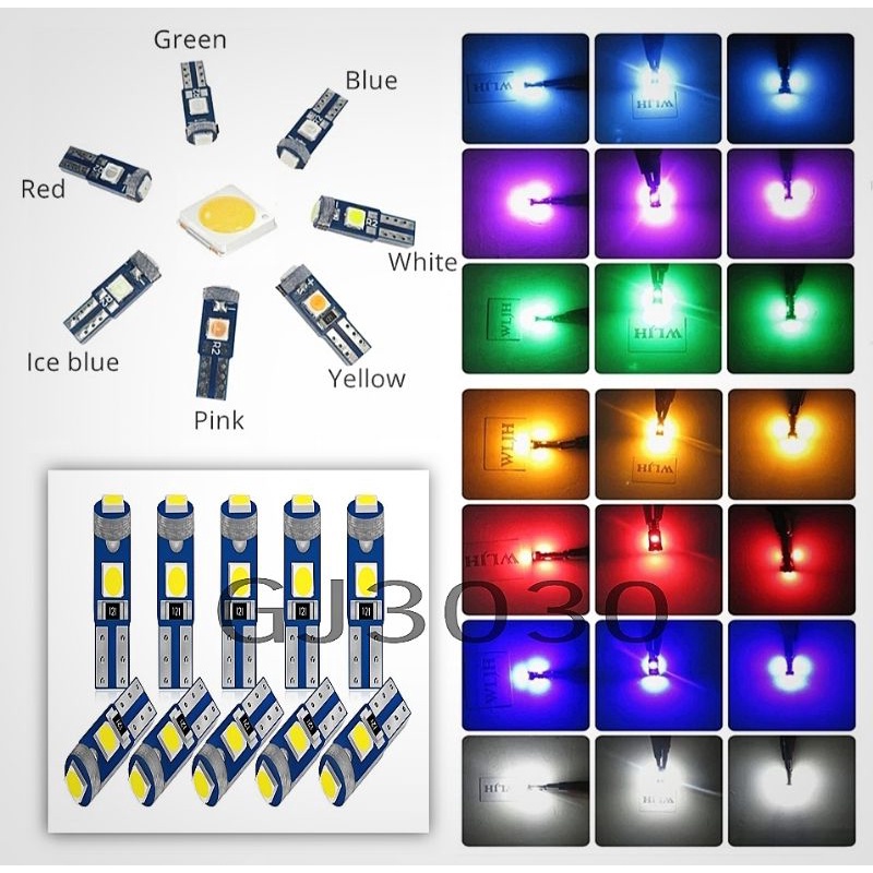 Motorcycle Speedometer led T5 Gear Light/Bulb | Shopee Malaysia