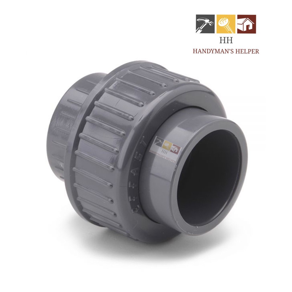 PVC DOUBLE END COUPLING UNION SOCKET 1/2'' - 2'' | Shopee Malaysia