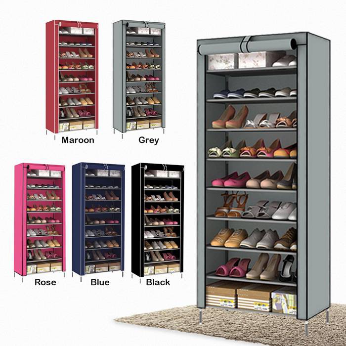 Simple Economical Multi-layer Shoe Rack Cabinet Storage 简单经济型多层鞋架柜储物 ...
