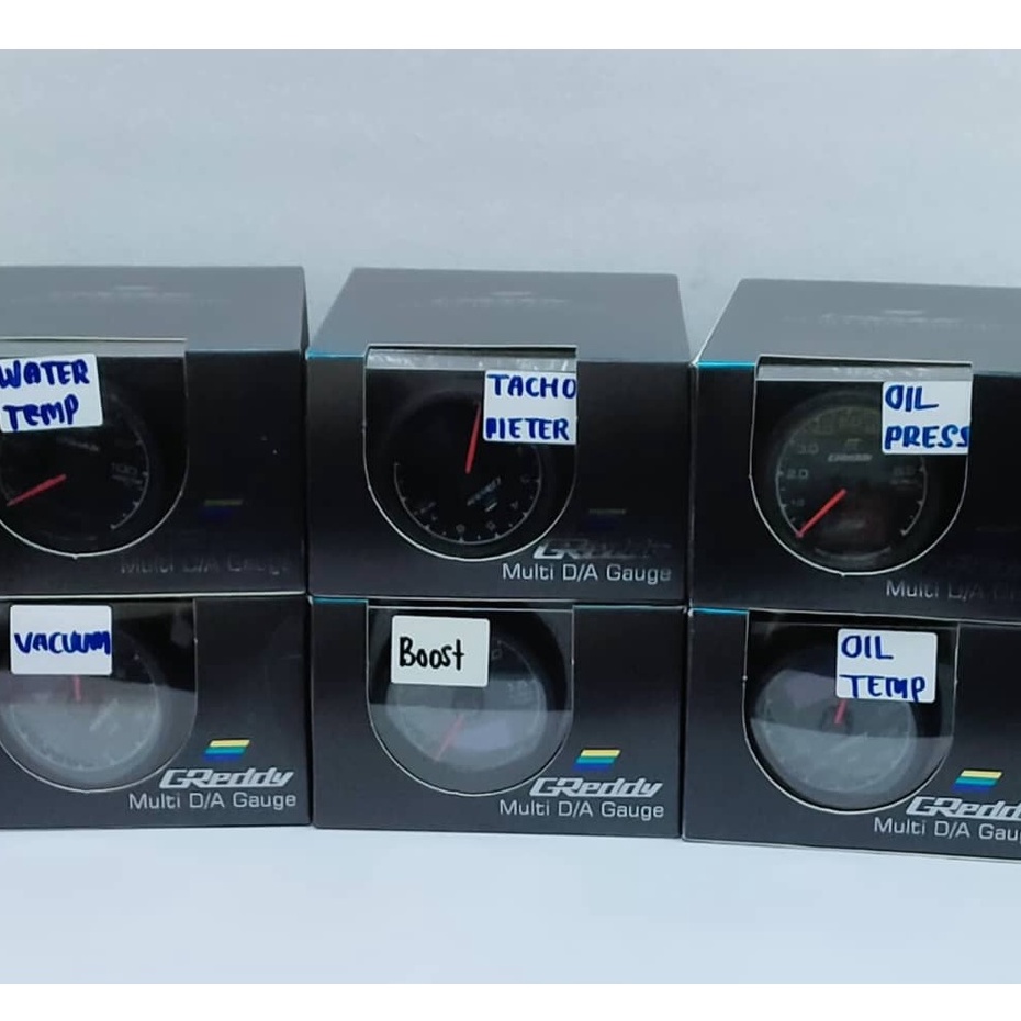 READY STOCK GREDDY MULTI GAUGE METER 7 COLOUR volt display 2in1 RPM ...