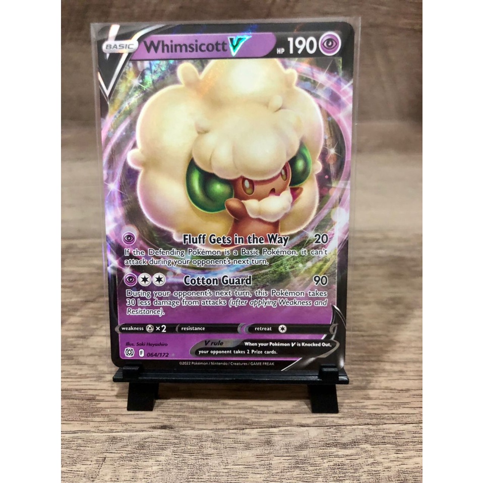 Pokemon TCG - Whimsicott V 64/172 (SS9 Brillant Star) Pokemon Trading Card  | Shopee Malaysia