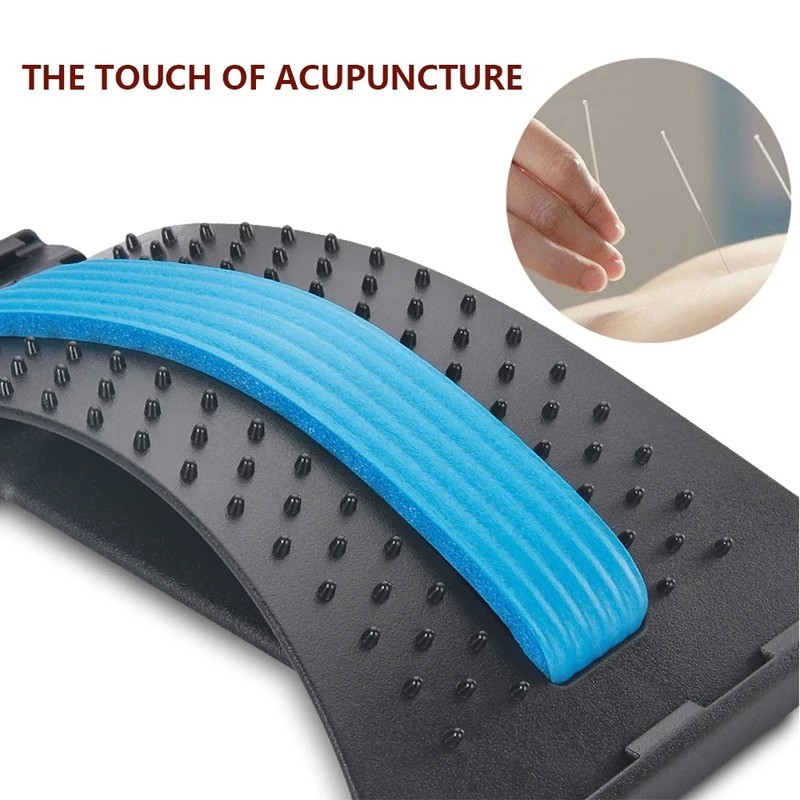Lumbar Support Stretcher Spine Corrector Back Posture Pain Kit Relief ...