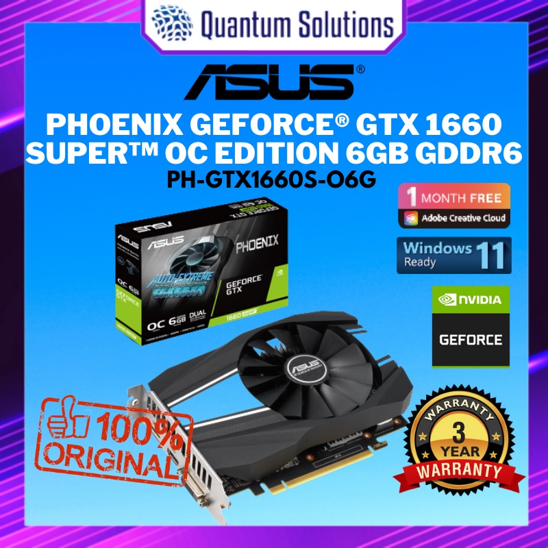 Gtx 1660 discount super asus phoenix