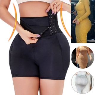 Women's Slimming Pants High Waist Sexy Tummy Underwear Fake Ass Hip Butt  Lifter Shaper Control Panties Padded Slimming Underwear with Three-breasted  Design