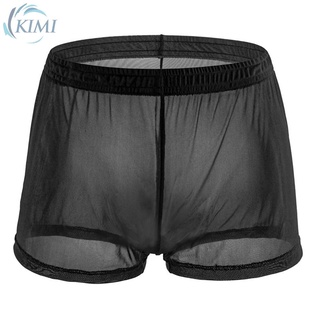 Buy Sexy Low Waist Mens Underwear Nylon Striped Transparent Boxer Briefs  Wh25 Online at desertcartEcuador