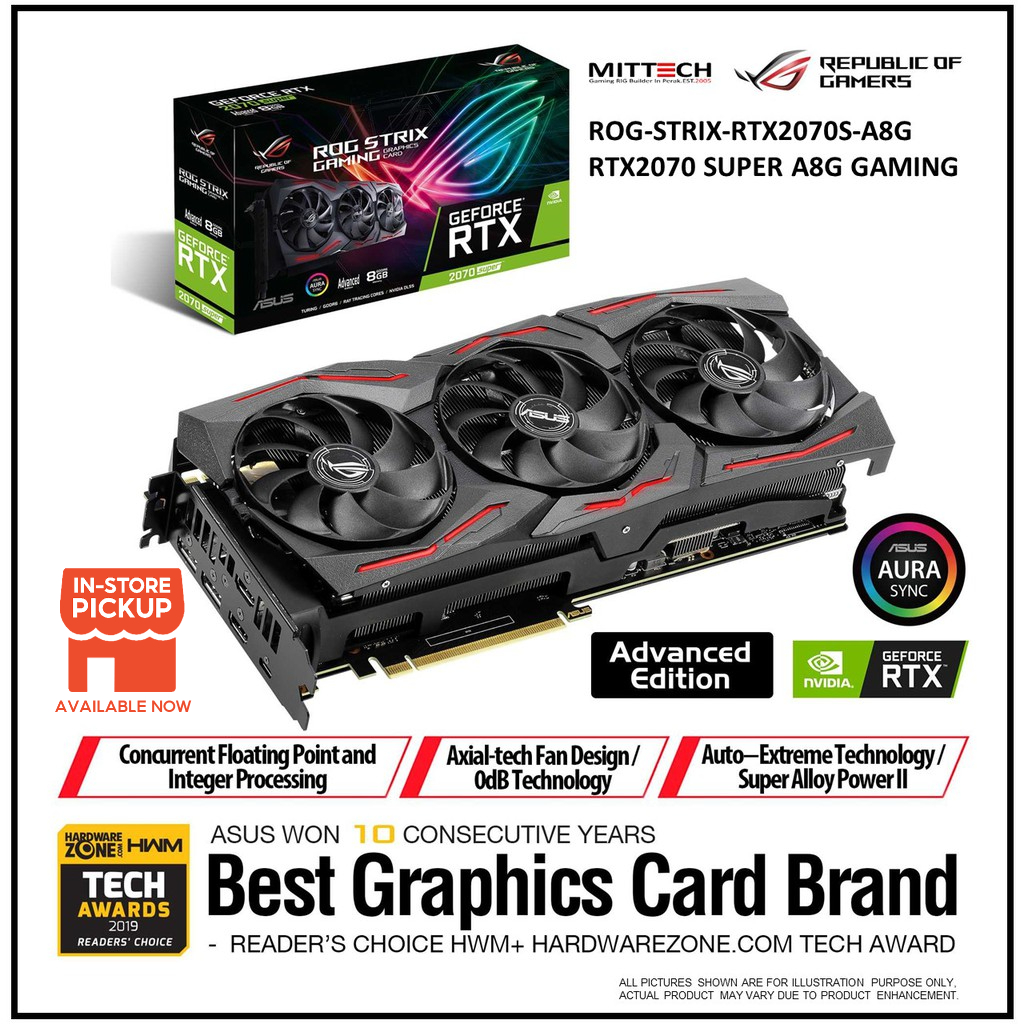 Asus rog strix hot sale 2070 super advanced