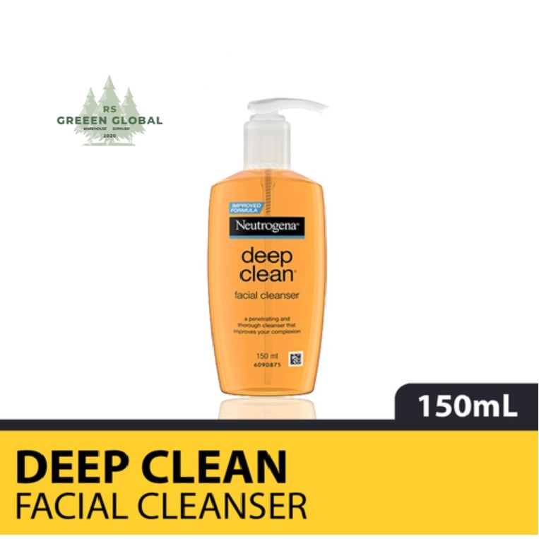 Neutrogena Deep Clean Facial Cleanser (150ml) | Shopee Malaysia