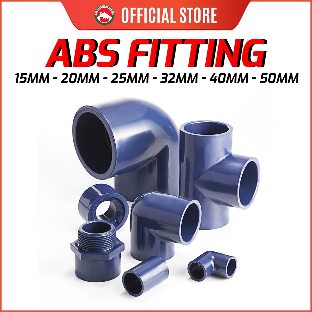 ABS FITTING CONNECTOR JOINT Pipe Fittings System PLUMBING 