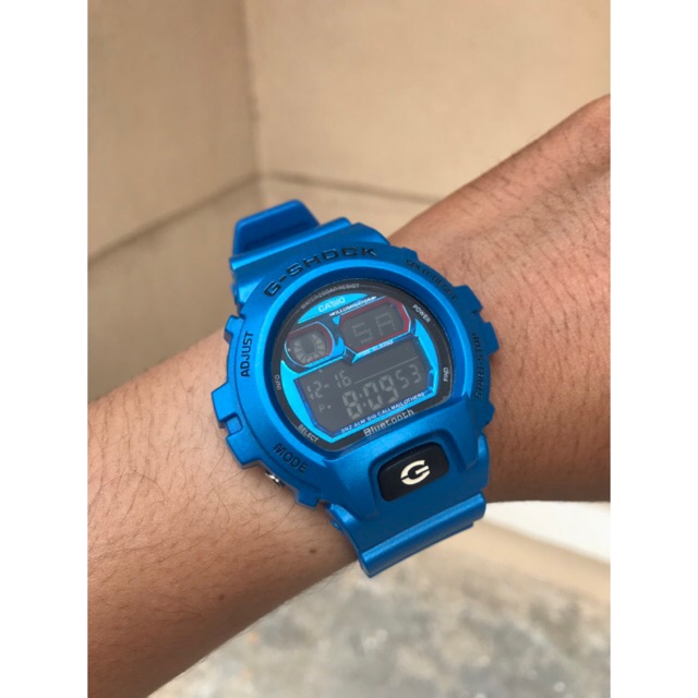 Gshock dw6900 biru new arrivals