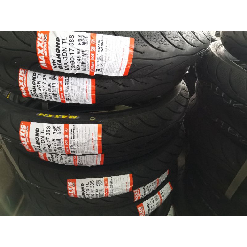 MAXXIS DIAMOND 70/90X17 80/90X17 TAYAR TYRE TUBELESS | Shopee Malaysia