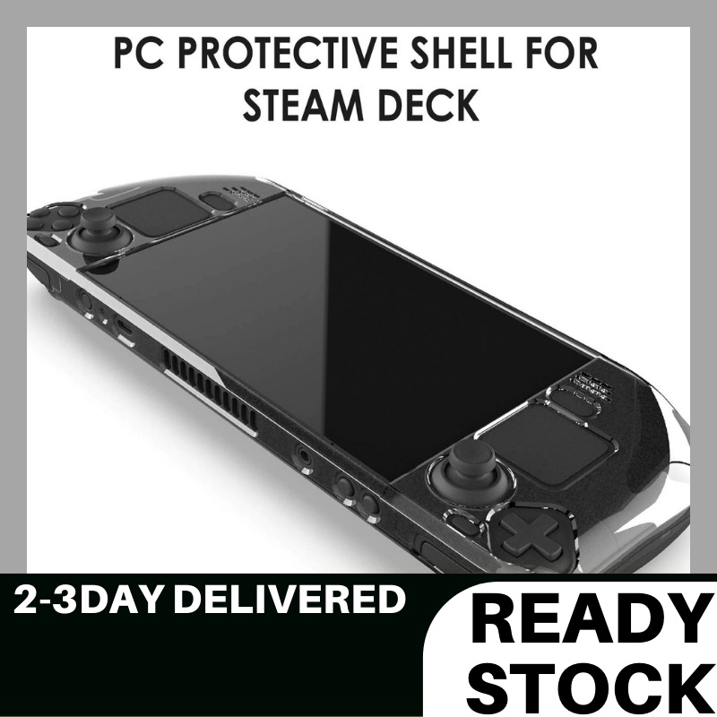 Transparent Hard Case for Steam Deck Host Split Crystal Protective ...