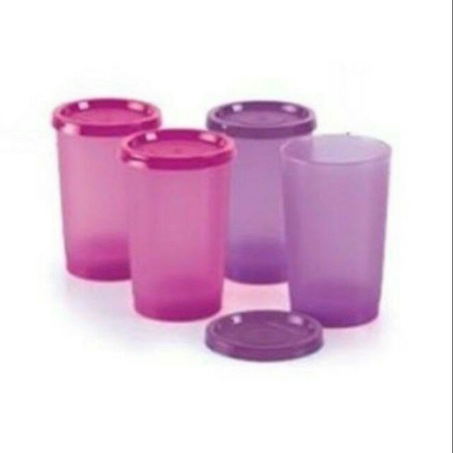 Tupperware Clear Tumbler Small with Cover - 230ml