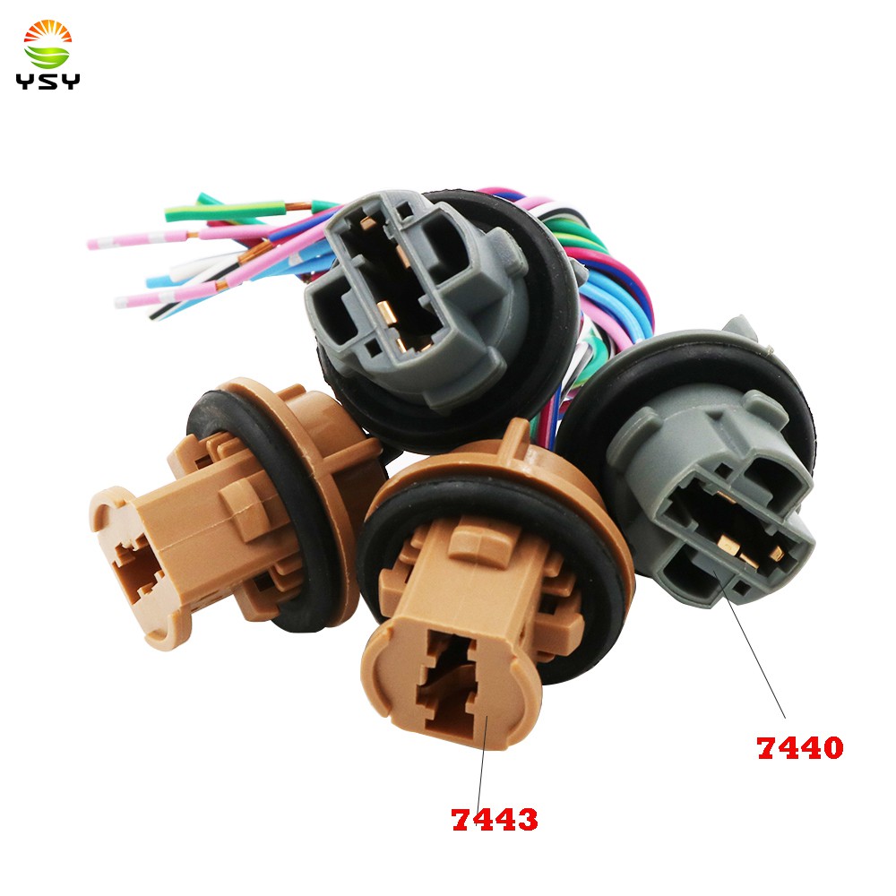 1X T20 7440 W21W 7443 W21/5W LED bulb holder socket adapter connector ...