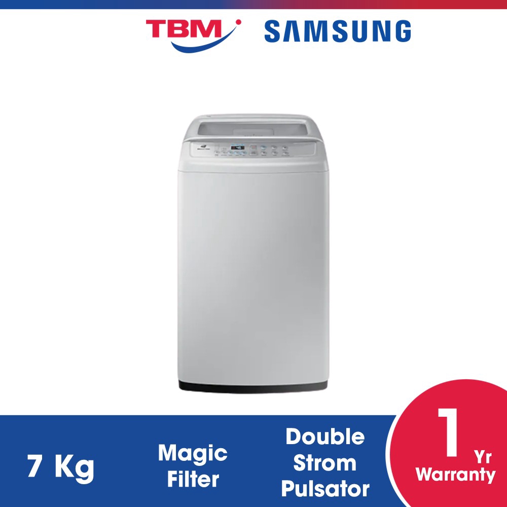 [Klang Valley Delivery Only] Samsung Top Load Washer Diamond Drum (7.0kg) WA70H4000SG/FQ