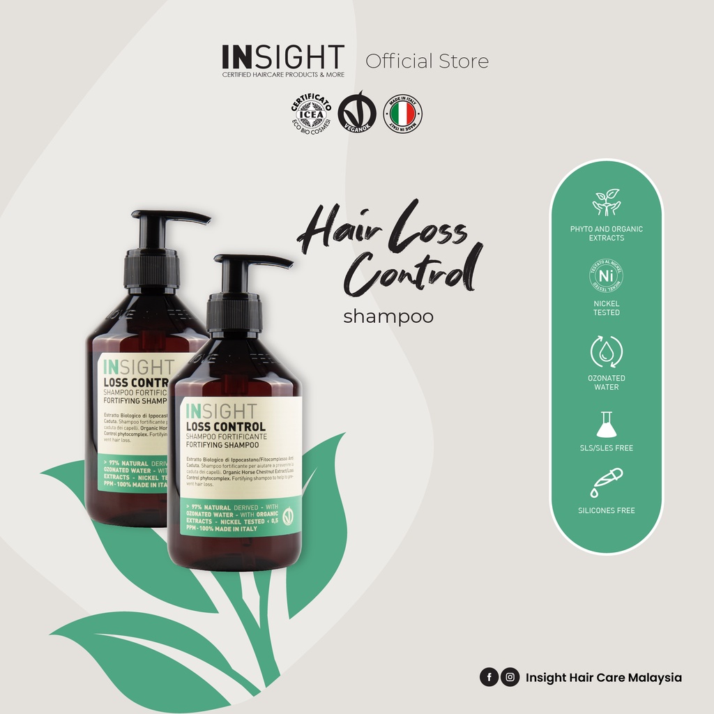 Insight Hair Loss Control Fortifying Hair Shampoo 400ml 900ml Shopee Malaysia