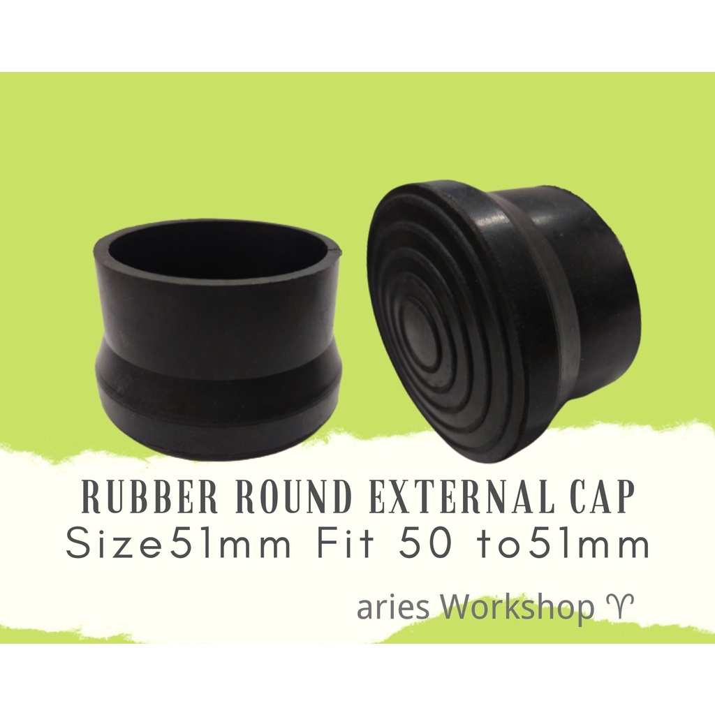 Round External Rubber Cap GETAH HITAM BULAT LUAR UNTUK TAPAK KAKI MEJA ...