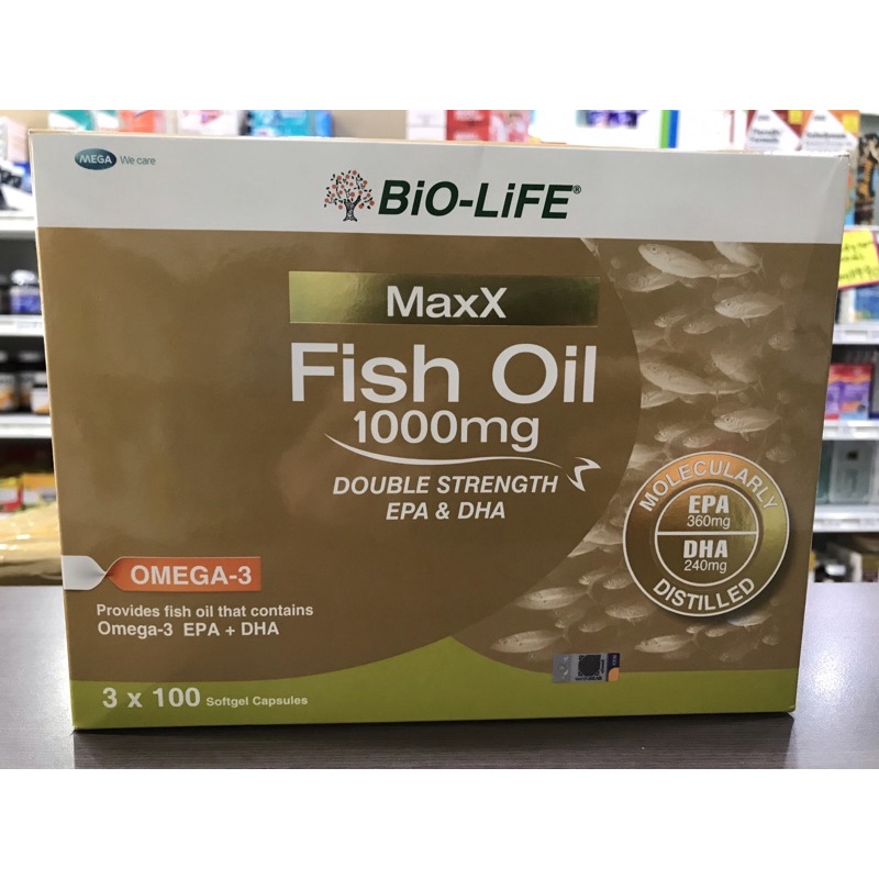 Bio-Life Maxx Fish Oil 1000mg 3x100's (EXP:07/2025) | Shopee Malaysia