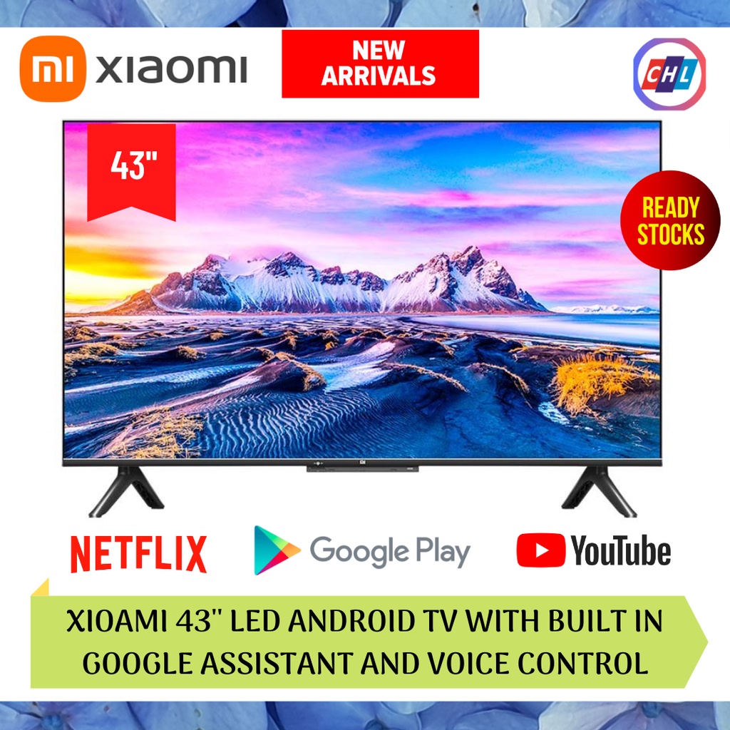 XIAOMI 43'' MI TV P1 LED 4K UHD ANDROID TV L43M6-6ARG -2 YEARS WARRANTY ...