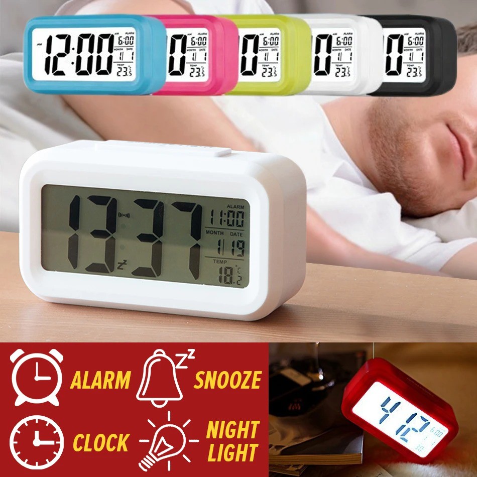 Mango_leong0123 Electric Digital Alarm Clock with Snooze and Sleeping ...