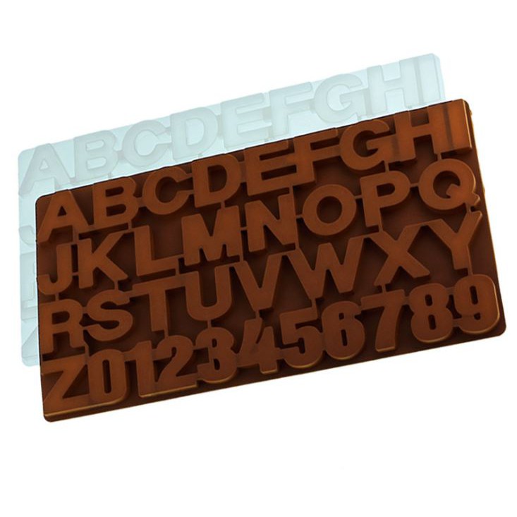 Abcd alphabet Silicone Mold Silicone Ice Pudding alphabet Mold | Shopee ...
